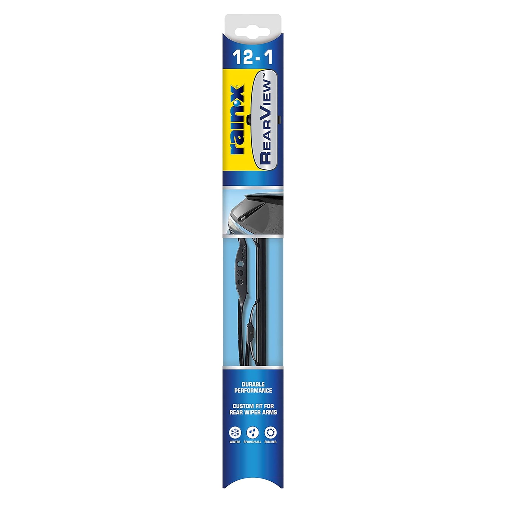 Rain-X 850033 Rearview All-Season Conventional Rear Wiper Blade 12"