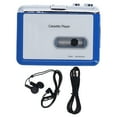 thumbnail image 2 of Reproductor de casete ANGGREK reproductor de casete portátil inverso automático estéreo transparente con auriculares con cable, 2 of 8
