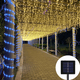 thumbnail image 4 of Dinheiro Luz de cuerda solar, 72 pies 200 LED 8 patrones para decoración del hogar interior al aire libre jardín patio fiesta, 4 of 5