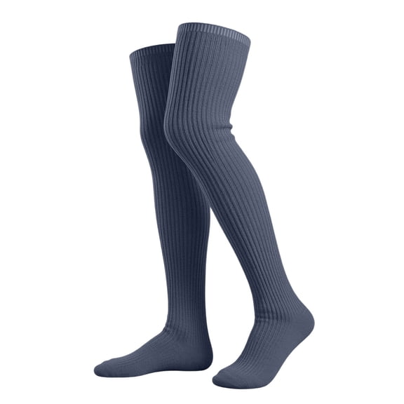 PBFRDSJ Womens Yoga Warm Socks Vertical Stripe Over the Knee Thick Ballet Fitness Warm Dance Hosiery Multi-Sport Socks