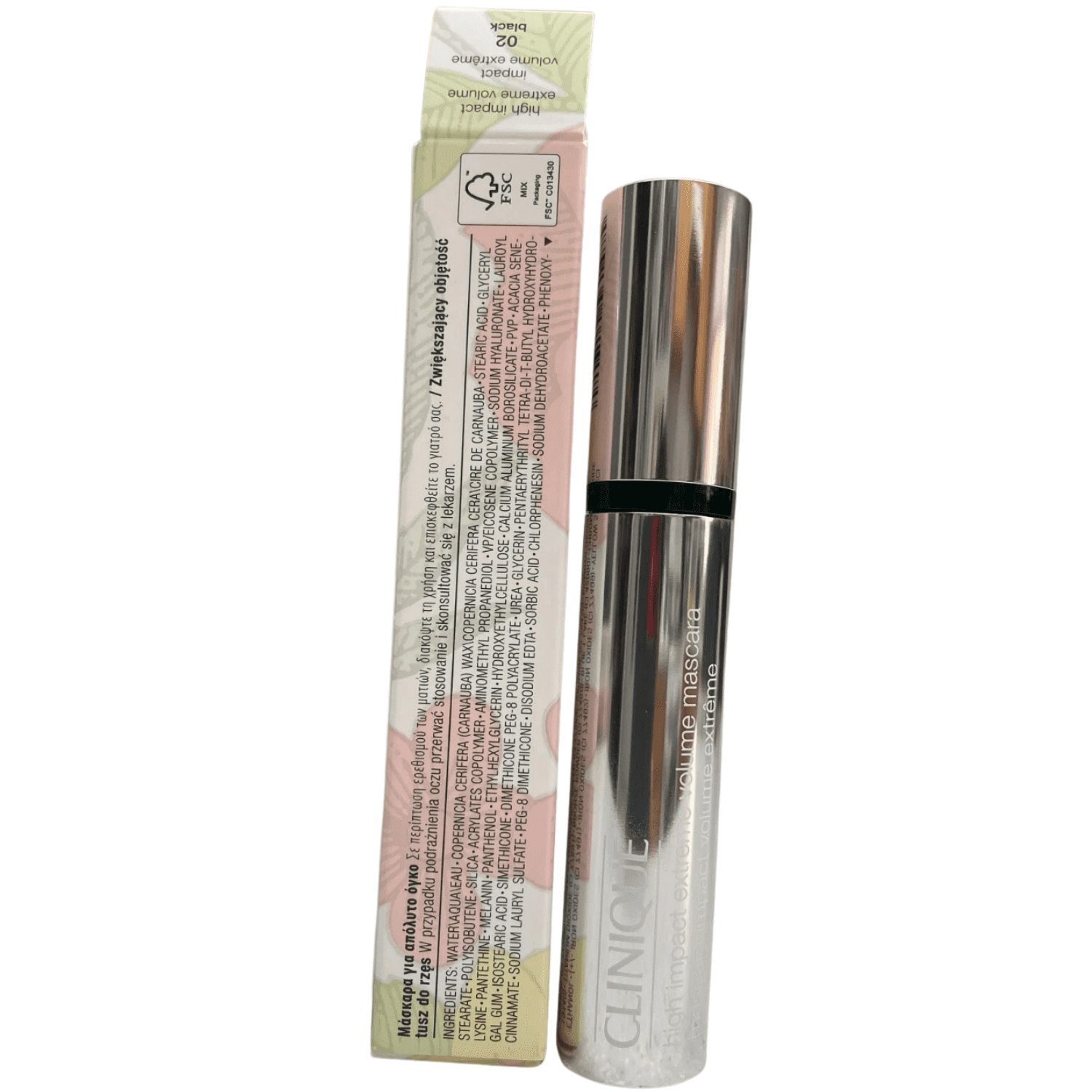 Clinique High Impact Extreme Volume Mascara Mascara 0.4oz 02 Black New With Box