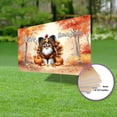 thumbnail image 3 of Happy Thanksgiving Papillon Turkey Costume Pumpkins Autumn Leaves Yard Sign Pap Butterfly Dog Lover Outdoor Home Lawn Garden Porch Decor - 13014, 3 of 5
