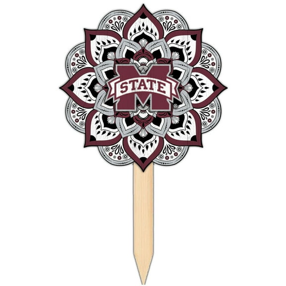Mississippi State Bulldogs 18'' x 12'' Mandala Yard Stake