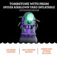 thumbnail image 4 of Tombstone with Prism Spider Airblown Yard Inflatable, Multicolor, 5', Halloween by Way To Celebrate, 4 of 8