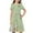 E297-Multicolor, variant on hengsof Short Sleeve Casual Dresses for Girls, Stylish Printed Pleated Dresses for Kids, Comfortable Everyday Dresses, Sizes 4 to 14