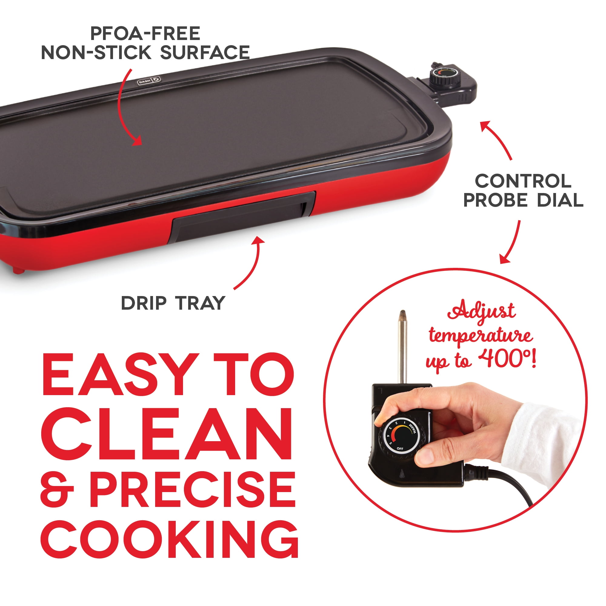 Dash Black Stainless Steel Electric Griddles