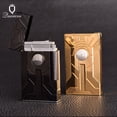 thumbnail image 4 of Kerosene lighter, Top Metal Pocket Lighter Daily Use, Sold Without Fuel.,SKU01015-黑色款钢铁侠, 4 of 8