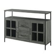 thumbnail image 4 of Manor Park Industrial 3-Door Storage Buffet, Slate Grey, 4 of 10