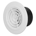 thumbnail image 2 of Adjustable Air Exhaust Cover, Wall Or Ceiling Mounting Round Vent Cover Easy To Install Removable Panel  For Bathroom For Kitchen 4in, 2 of 8