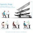 thumbnail image 2 of Support pour Ordinateur Portable, Plannu Rehausseur Réglable avec Crochets en Silicone et Protecteurs, Support en Aluminium pour Ordinateur Portable jusqu'à 17 Pouces, Support Compatible pour MacBook, Surface Ordinateur Portable, 2 of 4