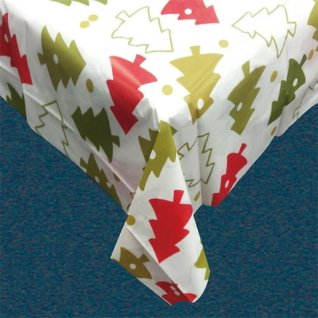 Carnation Home 52 X 70 Vinyl Tablecloth With Polyester Flannel Carnation Home 52 X 70 Vinyl Tablecloth With Polyester Flannel Backing