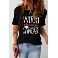thumbnail image 1 of POGLIP T-Shirt à Manches Courtes pour Femmes Black WITCH Better Have My CANDY, 1 of 6