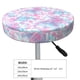 thumbnail image 4 of Balery Tie Dye Fundas de asiento para taburete de bar redondo de tela de terciopelo ajustables que protegen de arañazos y manchas para sillas de 14 a 17 pulgadas.-12 inch, 4 of 7