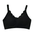 thumbnail image 2 of Fengqque Mother's Plus Size Nursing Soft Comfort Fit Bra Comfortable Breathable No Steel Ring Front Buckle Breastfeeding Underwear, 2 of 6