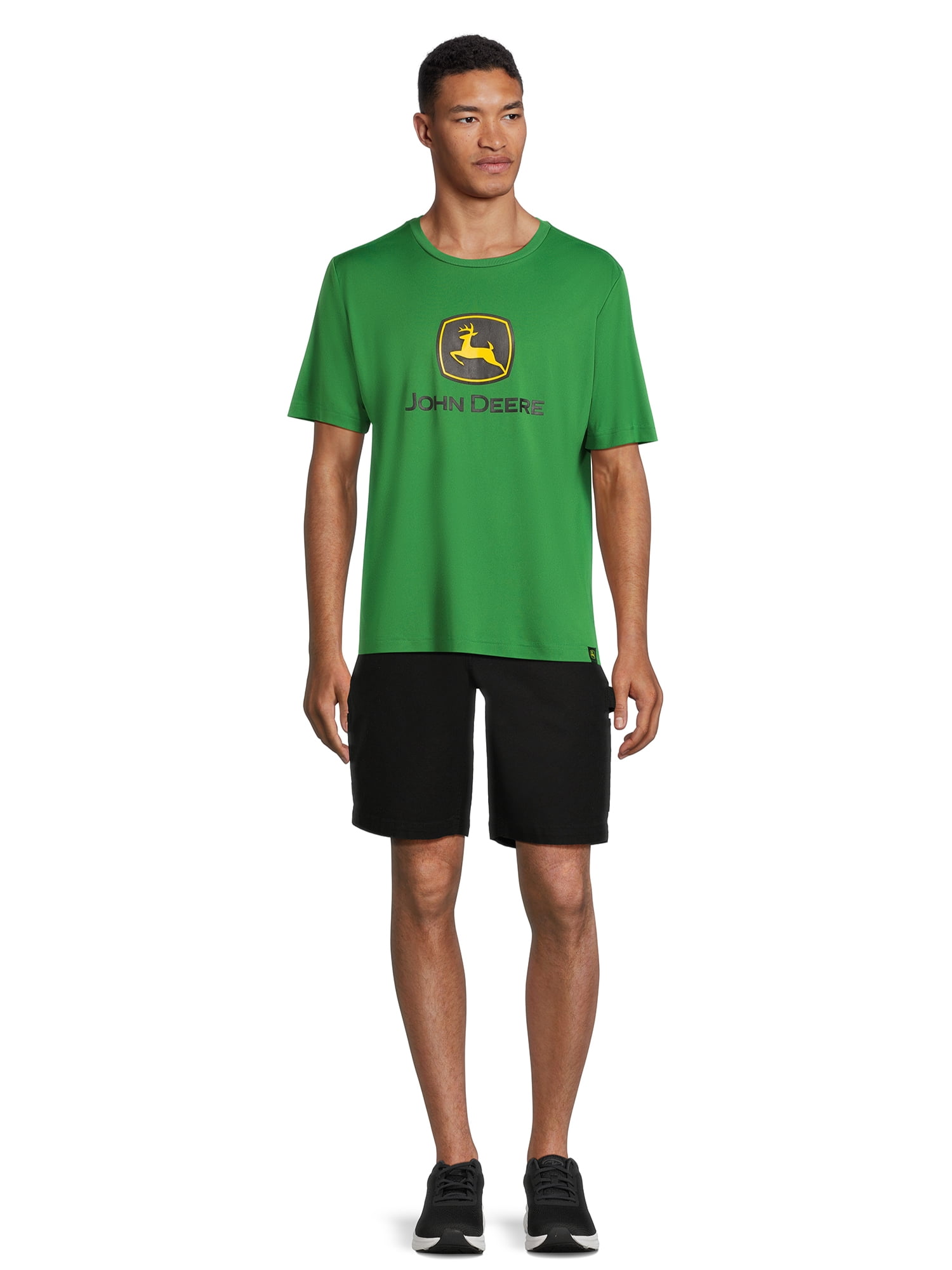 John Deere Men's Interlock Graphic Short Sleeve Tee