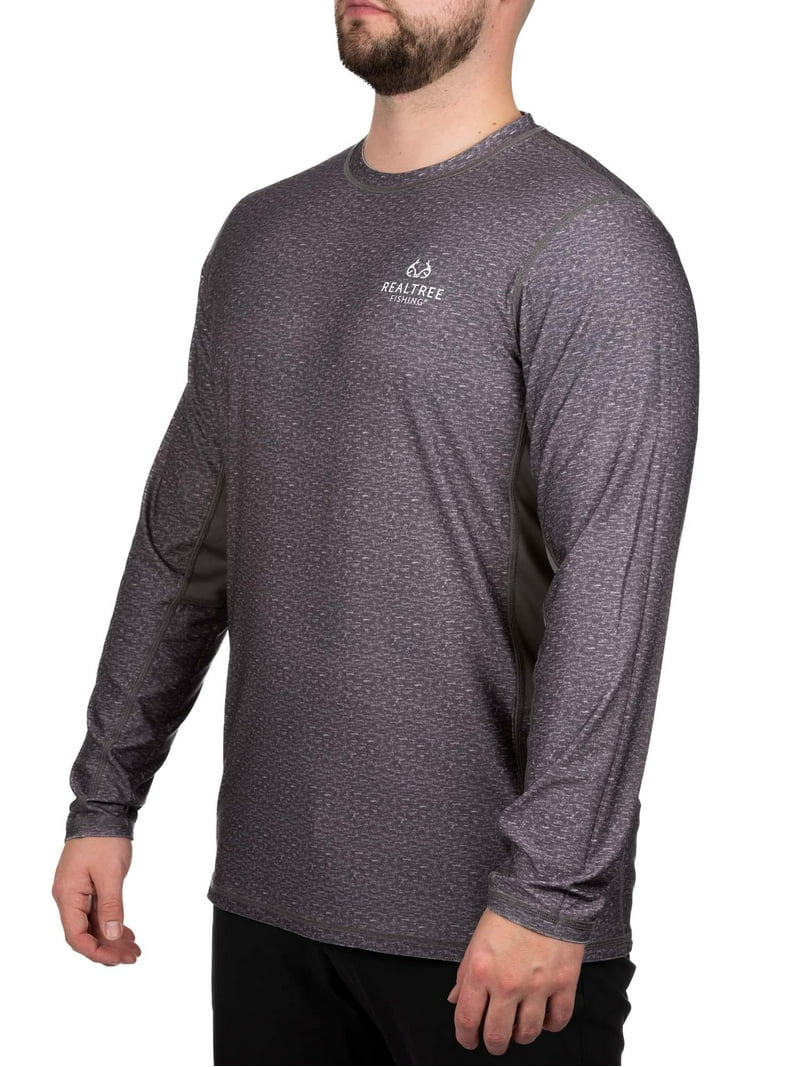 Chemise De Pêche Realtree Homme - Manches Longues Performance - Bleu - 2XL