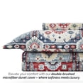 thumbnail image 5 of Southshore Fine Living Vilano Oversized Duvet Cover Set, Multi-Colored Duvet Cover, King/California King - Ultra-Soft Microfiber Bedding Set with Zipper Closure - 1 Duvet, 2 Shams, 5 of 9