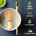 thumbnail image 2 of Juego de cinco piezas de batidor de té de bambú, juego de té matcha, tazón de matcha con boquilla, batidor de té Baibenli, 2 of 7