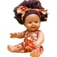 thumbnail image 2 of Muñeca Bebé Que Puede con Atuendos Jugar Muñeca Africana naranja Sunnimix Muñeca Niña Negra, 2 of 8