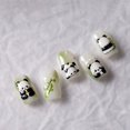 thumbnail image 4 of Tnobhg Cartoon Panda Nail Art Sticker 5D Bamboo Letter Waterproof PET Self-adhesive Women Girls Fake Nail Decoration Decal Party Supplies Gift, 4 of 8