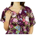 thumbnail image 5 of Bimba Nursing Kaftan Cotton Night Gown, Hospital Delivery Gown- Front Buttons, 5 of 6
