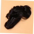 thumbnail image 3 of TABLZONE 1Ud Ponytail De Peluca Sintética Con Clip De Garra Y Cordón Ajustable Color Negro, 3 of 8