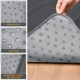 thumbnail image 6 of Extra Large Reusable Dog Mat for Floor, Non-Slip Washable Pee Pads for Dogs, Fast Absorbent Pet Whelping Pads, Puppy Playpen Mat for Incontinence, Housebreak, Crate, 72x72in,Gray, 6 of 7