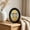 C, variant on Oval Solid Wood Picture Frame, Whimsical Animal Art Print Tabletop Wall Decor Multi Design Option for Living Room Bedroom Home Decoration