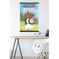 thumbnail image 5 of We Bare Bears - Key Art Wall Poster with Wooden Magnetic Frame, 22.375" x 34", 5 of 5