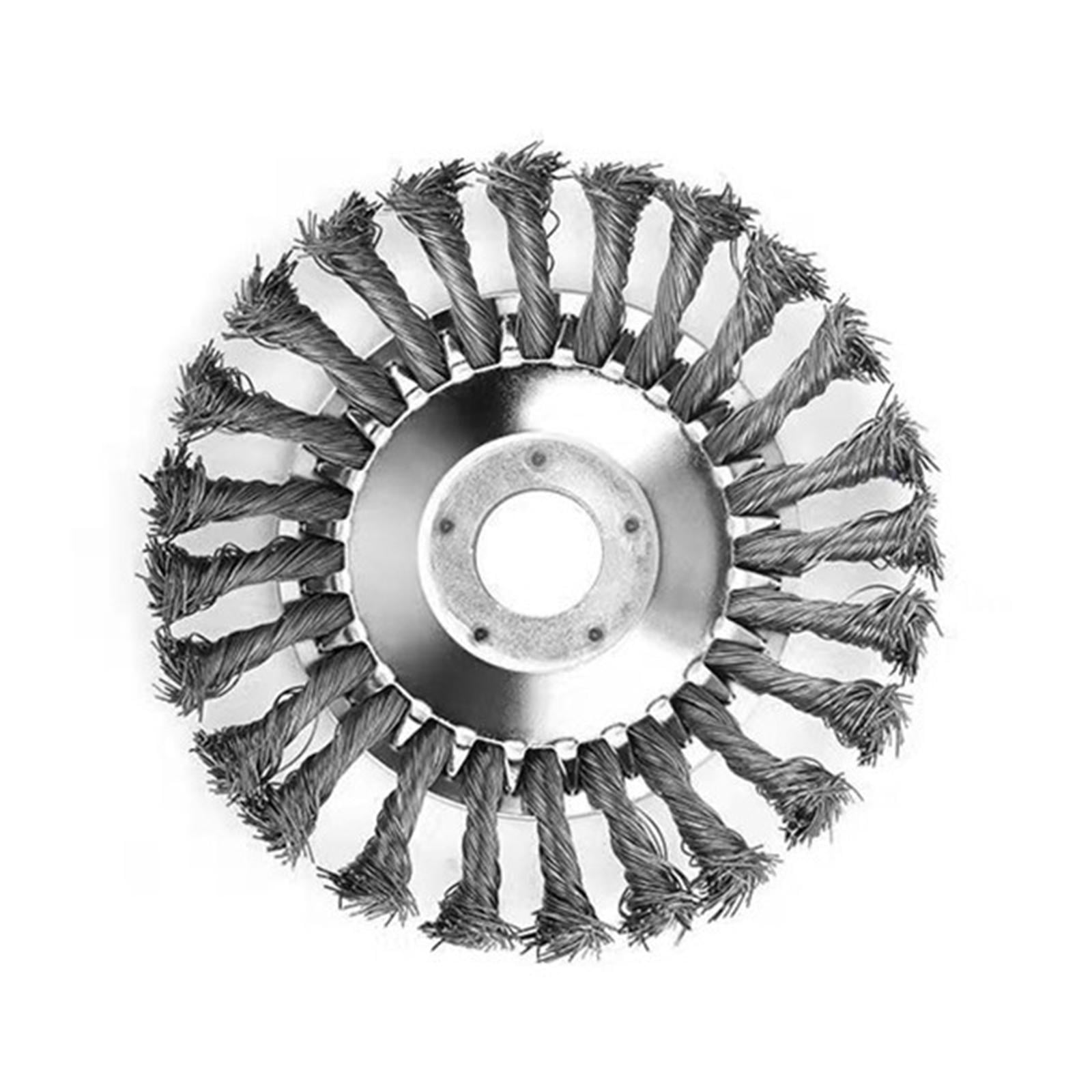 Rotary Steel Wire weeds Brush Head Coating for Paving Stone Pavement