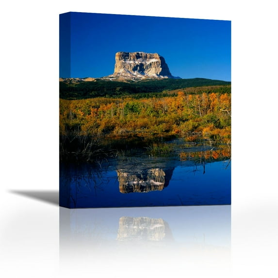 Glacier National Park III - Contemporary Fine Art Giclee on Canvas Gallery Wrap - wall décor - Art painting - 22 x 27 Inch - Ready to Hang