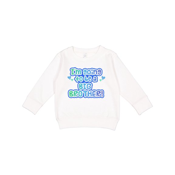 Inktastic I'm Going to Be a Big Brother Toddler Sweatshirt