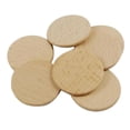 thumbnail image 3 of 50 Piezas de Rebanadas de Sin Terminar BLESIY piezas de madera para manualidades, 3 of 8