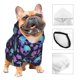 thumbnail image 3 of Fotbe purple Skull flower Sudadera con Estampado para Perros Pequeños – Suéter con Capucha para Mascotas, Tela Suave de Forro Polar con Bolsillo-Medium, 3 of 7