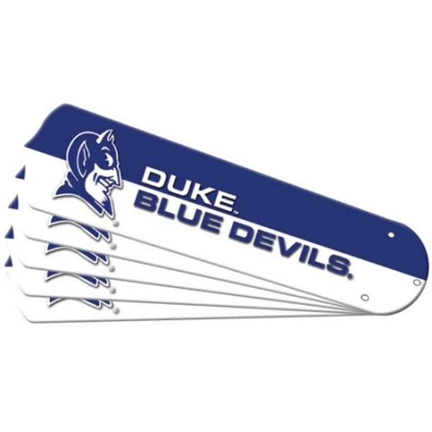 Ceiling Fan Designers 7990-DKE Nouveau NCAA DUKE BLUE DEVILS 52 Po Ensemble de Lames de Ventilateur de Plafond