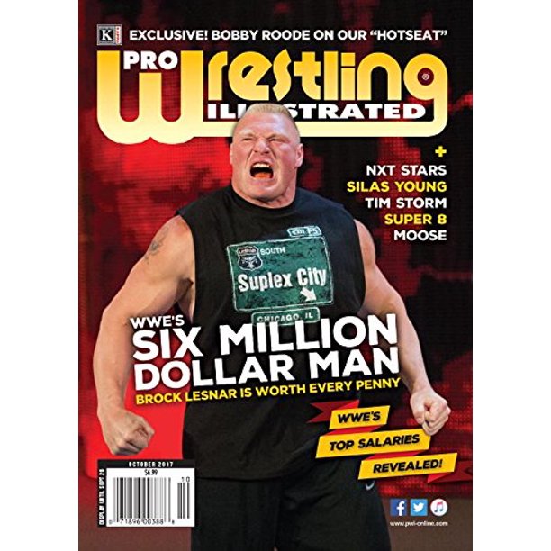 Pro Wrestling Illustrated MagazineOctober 2017 Brock LesnarSix
