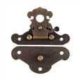 thumbnail image 3 of 4X Antique Retro Vintage Latch Joyero de Madera Cerrojo Pad Pecho Bloqueo Tamaño: Medio, 3 of 8