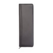 Executive Zippered Travel Document Passport Case and Credit Card Wallet