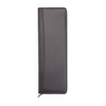 Executive Zippered Travel Document Passport Case and Credit Card Wallet