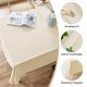 thumbnail image 3 of Mantel de lino texturizado AUSSPVOCT, impermeable, 152 cm, redondo, 3 of 8