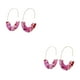 thumbnail image 4 of Pendientes en Forma de U Jumpingount Estampado de Leopardo Acrílico Para Chicas Adolescentes Color Blanco, 4 of 6