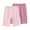 Hot Pink1, variant on Jalioing 2 Pack Girls Biker Shorts Plain Basic Elastic Waist Dance Shorts Ruffle Trim Stretchy Under Dress Shorts