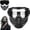 Transparent, variant on Detachable Full Face Goggle Mask for Motorcycle Riding, Airsoft & Welding; Anti-Fog Tactical Shield, Windproof Dust-Proof
