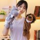 thumbnail image 4 of 35cm Cartoon Animal Hand Puppet Parent-child Game Doll Lion Elephant Pig Appease Toys Birthday Gifts For Children, 4 of 5