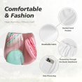 thumbnail image 4 of Rocae Pastel Macarons Delight for Women's Athletic Shorts Workout Hiking Shorts Athletic Shorts for Running, Yoga, Gym, Sports-XX-Large, 4 of 7