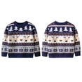 thumbnail image 7 of URMAGIC Baby Girls Boys Christmas Elk Print Sweater Knitted Pullover Top Warm Long Sleeve Clothes Sweatshirt, 7 of 7