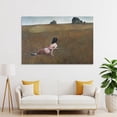 thumbnail image 4 of Andrew Wyeth Christina's World Wall Art Prints Framed Paintings Picture Print Wall Art Poster Painting Canvas Posters Artworks Gift Room Aesthetic 16x24inch(40x60cm), 4 of 6