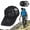 Black, variant on 2026 New Solar Rechargeable Peaked Cap, USB & Solar Powered Fan Hat, 3-Speed Adjustable Hiking Fishing Baseball Cap, Heat Relief