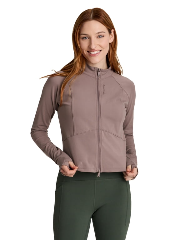 Women's Reflex Cropped Full Zip Performance Jacket, Sizes XS-4X