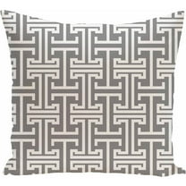 Simply Daisy 16" x 16" Greek Isles Geometric Print Pillow